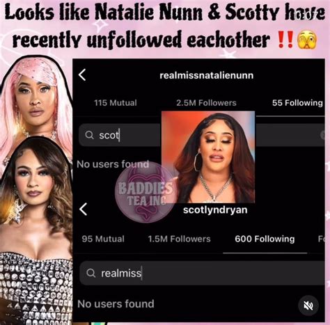 natalie and scotty unfollows each other : r/BaddiesSouth